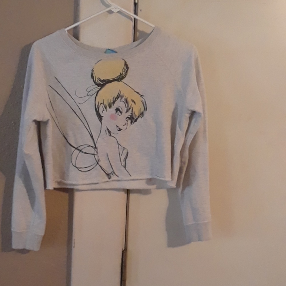 Disney Tink crop sweatshirt